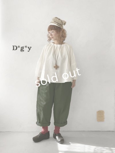 画像2: Dgy/スモックブラウス・オフ