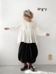 画像1: Dgy/フレアギャザーのガーゼブラウス・オフ (1)