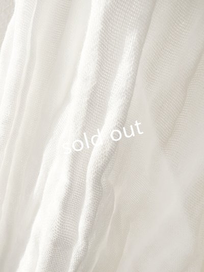 画像10: Dgy/フレアギャザーのガーゼブラウス・オフ