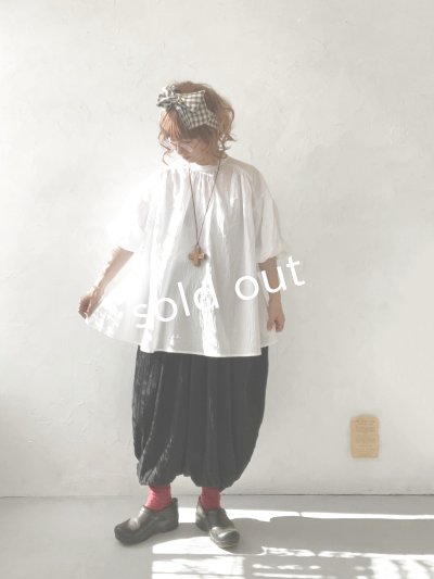 画像16: Dgy/ふんわり袖のジョーゼットブラウス・黒