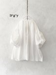 画像8: Dgy/ふんわり袖のジョーゼットブラウス・黒