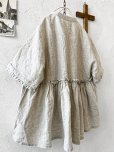 画像8: ubasoku/0932 かすみそう刺繍のギャザープルオーバー・黒