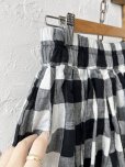 画像3: ubasoku/0977 ボリュームワイドパンツ・ブロックチェック