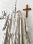 画像10: ubasoku/0957 かすみそう刺繍の丸衿ワンピース・ナチュラル