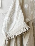 画像7: ubasoku/0953 ガーベラ刺繍のギャザーワンピース・黒