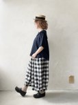 画像11: ubasoku/0977 ボリュームワイドパンツ・ブロックチェック