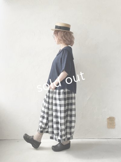 画像11: ubasoku/0977 ボリュームワイドパンツ・ブロックチェック