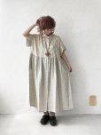 画像12: ubasoku/0957 かすみそう刺繍の丸衿ワンピース・ナチュラル