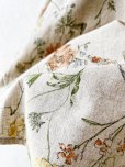 画像7: ubasoku/0923 セーラー衿のボタニカル半袖ブラウス・ブルー