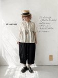 画像10: ubasoku/0931 ガーベラ刺繍のギャザープルオーバー・チャコール
