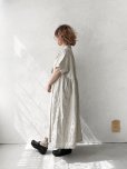 画像14: ubasoku/0957 かすみそう刺繍の丸衿ワンピース・ナチュラル
