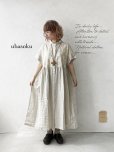 画像11: ubasoku/0957 かすみそう刺繍の丸衿ワンピース・ナチュラル