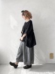 画像10: ubasoku/0922 ピンタック2wayコクーンブラウス・黒