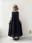 画像10: ubasoku/0941 サイドリボン２wayノースリーブワンピース・黒