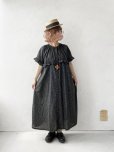 画像12: ubasoku/0950 ラウンドフリルワンピース・黒ドット