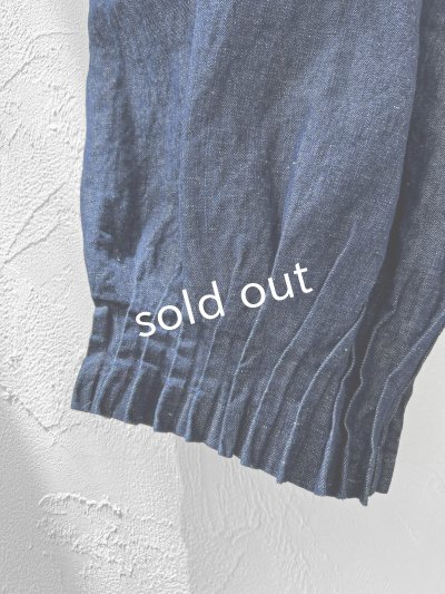 画像6: ubasoku/0970 裾タックワイドパンツ・デニム