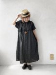 画像13: ubasoku/0950 ラウンドフリルワンピース・黒ドット