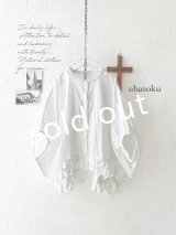 ubasoku/0928 裾フリルのドルマンブラウス・オフ