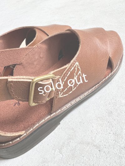 画像8: 【30%OFF SALE】Diu／本革ロリエサンダル・ブラウン【Ｌ】