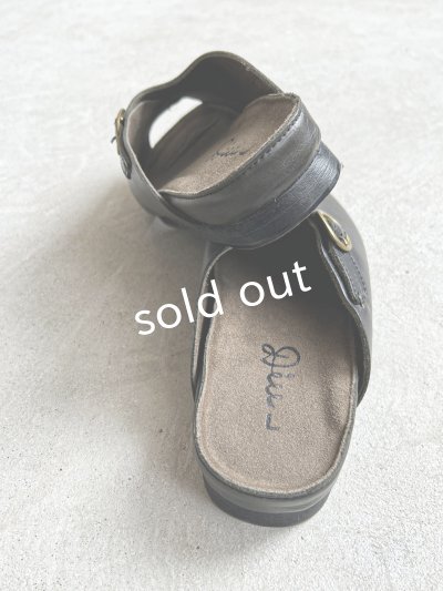 画像7: Diu／オープントゥサンダル・黒【Ｌ】