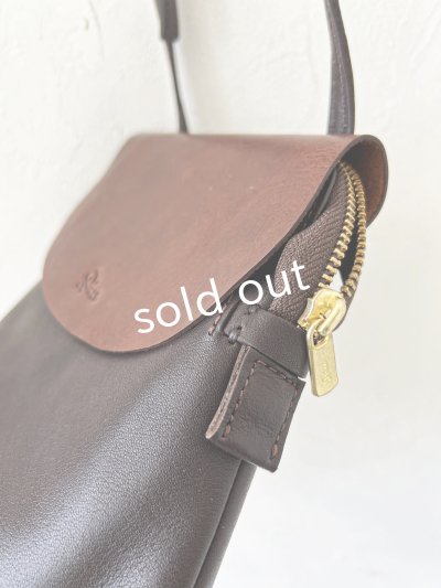 画像4: Diu／本革ポシェット・ダークブラウン