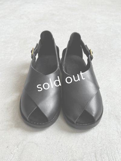 画像3: 【30%OFF SALE】Diu／本革ロリエサンダル・黒【Ｌ】