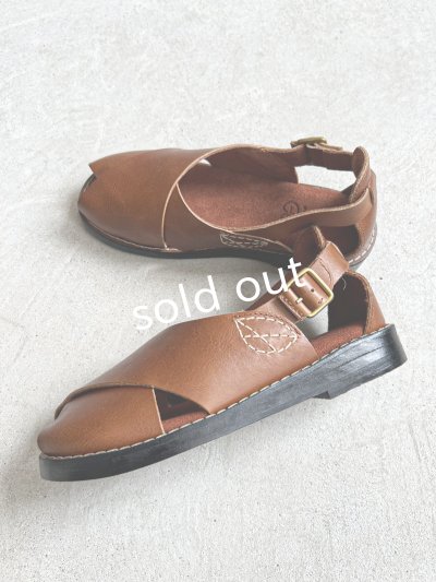 画像5: 【30%OFF SALE】Diu／本革ロリエサンダル・ブラウン【Ｌ】