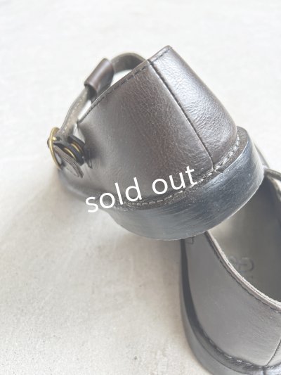 画像8: Diu／本革 Tストラップシューズ・黒【Ｌ】