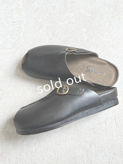 画像6: Diu／オープントゥサンダル・黒【Ｌ】