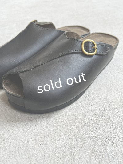 画像5: Diu／オープントゥサンダル・黒【Ｌ】