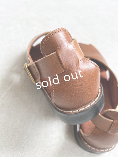 画像7: 【30%OFF SALE】Diu／本革ロリエサンダル・ブラウン【Ｌ】