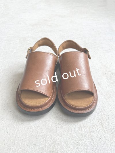 画像3: Diu／本革メレーズサンダル・ブラウン【Ｌ】