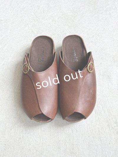 画像3: 【30%OFF SALE】Diu／オープントゥサンダル・ダークブラウン【Ｌ】