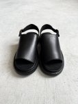 画像3: Diu／本革メレーズサンダル・黒【Ｌ】