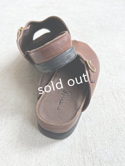 画像9: 【30%OFF SALE】Diu／オープントゥサンダル・ダークブラウン【Ｌ】
