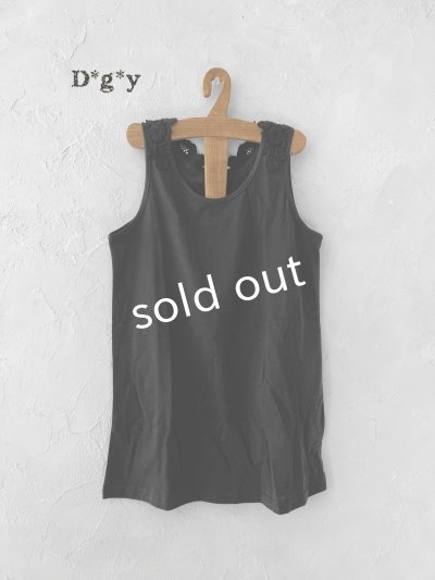 画像5: 【30%OFF SALE】Dgy／衿レースタンクトップ・黒