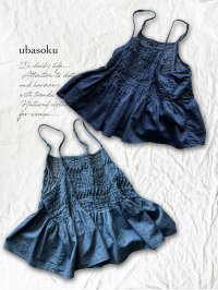 ubasoku/ピンタックキャミブラウス（2 color）