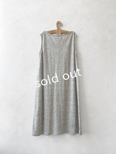 画像5: リネンタンクトップワンピース・杢グレー