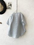 画像7: seasew.／306 フレンチリネン半袖ブラウス・アイスグレー