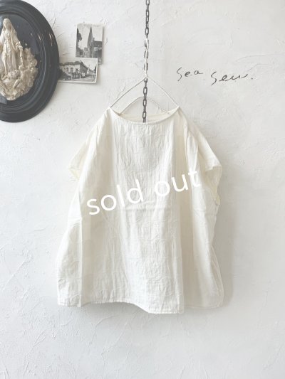 画像1: seasew.／301 ドットジャガードプルオーバー・オフ