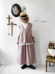 画像1: seasew.／303 Ｖネックベスト・ピンク (1)