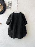 画像5: seasew.／306 フレンチリネン半袖ブラウス・黒