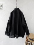 画像3: seasew.／324 フレンチリネンシーサイドブラウス・黒