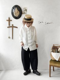 seasew.／324 フレンチリネンシーサイドブラウス・オフ