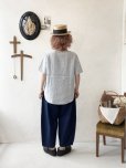 画像12: seasew.／306 フレンチリネン半袖ブラウス・黒
