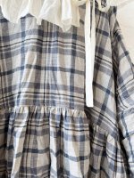画像7: MARCHE' DE SOEUR／大きなラッフル襟のチュニック・先染チェックにミルク襟 (7)