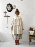 画像12: MARCHE' DE SOEUR／大きなラッフル襟のチュニック・野花ししゅうにミルク襟