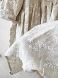 画像8: MARCHE' DE SOEUR／大きなラッフル襟のチュニック・野花ししゅうにミルク襟