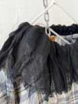 画像5: MARCHE' DE SOEUR／大きなラッフル襟のチュニック・先染チェックに黒ガーゼ襟