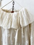 画像3: MARCHE' DE SOEUR／大きなラッフル襟のチュニック・木の実ししゅうにミルク襟
